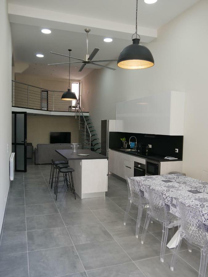 Grand Loft Chic Et Moderne, Deco Industrielle Apartment Beausoleil